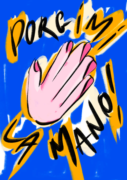 Porgimi la mano!